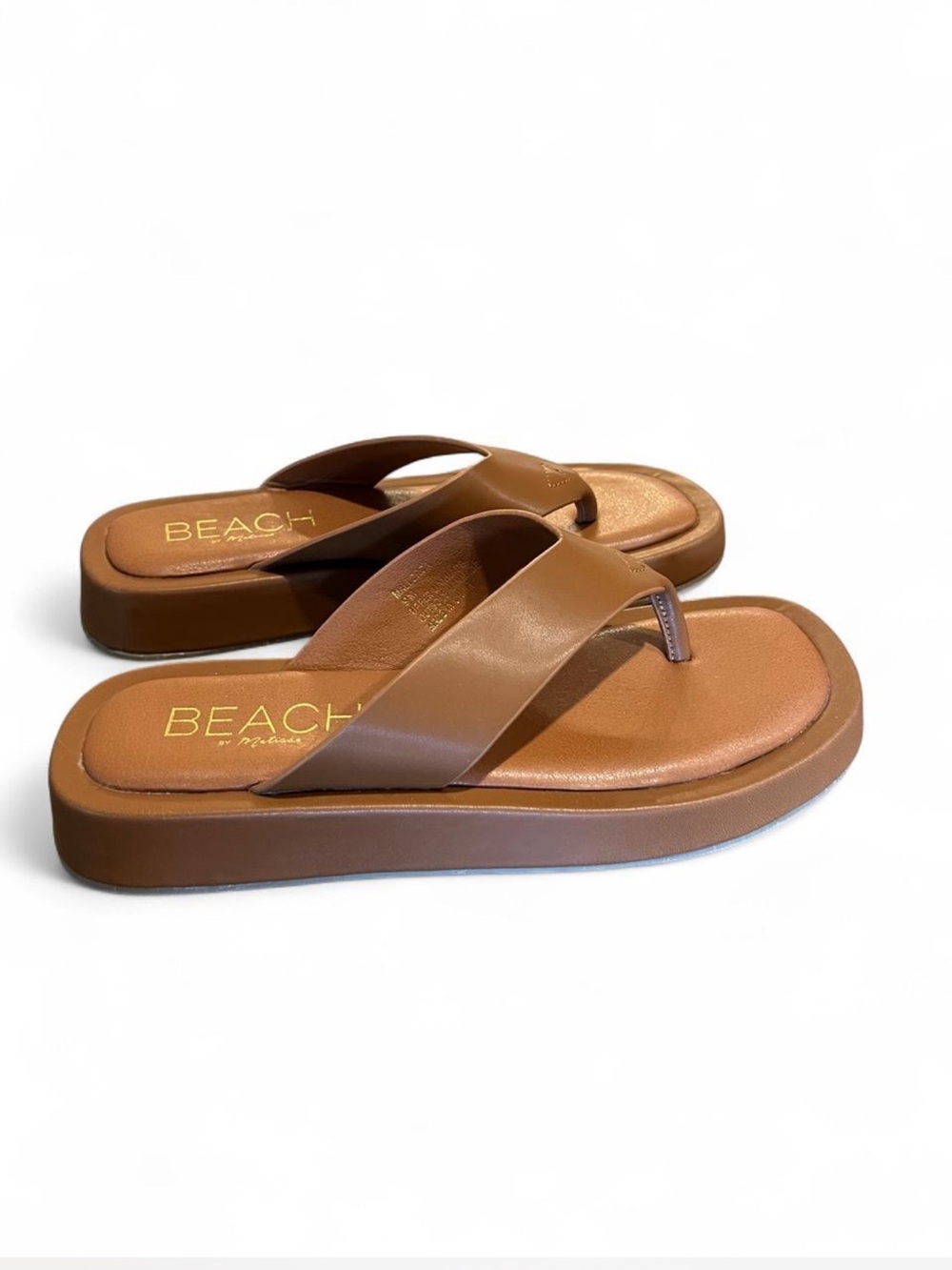 Melissa Brown Platform Thong Sandals